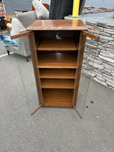 Load image into Gallery viewer, Oak Glass-Front Media &amp; Display Cabinet
