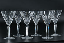 Load image into Gallery viewer, Set of 6 Waterford Crystal Sheila Claret White Wine Glasses – Stamped – 6.5” Tall
