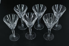 Load image into Gallery viewer, Set of 6 Waterford Crystal Sheila Claret White Wine Glasses – Stamped – 6.5” Tall
