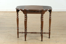 Load image into Gallery viewer, Antique 6-Legged Tea or Foyer Table – Elegant Silhouette &amp; Turned Legs
