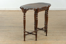 Load image into Gallery viewer, Antique 6-Legged Tea or Foyer Table – Elegant Silhouette &amp; Turned Legs
