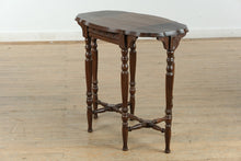 Load image into Gallery viewer, Antique 6-Legged Tea or Foyer Table – Elegant Silhouette &amp; Turned Legs
