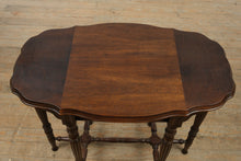 Load image into Gallery viewer, Antique 6-Legged Tea or Foyer Table – Elegant Silhouette &amp; Turned Legs

