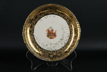 Load image into Gallery viewer, Set of 6 Vintage Royal China Paden City Plates – 22K Gold Gilded Border – 7.5&quot; Decorative Plates
