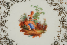 Load image into Gallery viewer, Set of 6 Vintage Royal China Paden City Plates – 22K Gold Gilded Border – 7.5&quot; Decorative Plates
