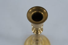 Load image into Gallery viewer, Solid Brass Candlestick – Slender Turned Stem with Round Base – 7.25” Tall Classic Décor
