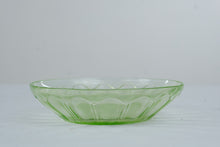 Load image into Gallery viewer, Vintage Hocking Colonial Knife and Fork Green Depression Glass Bowl 7 Inch
