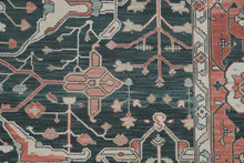 Load image into Gallery viewer, Pakistani Peshawar Hand Knotted Wool Rug Green Coral 71 x 106
