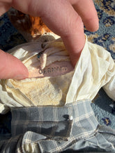 Load image into Gallery viewer, Antique German Composition Doll – Hand-Painted Face, Original Clothing, 15&quot; Tall (Early 1900s)
