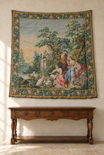 Load image into Gallery viewer, Vintage French Aubusson Style Berger Galant Jacquard Tapestry 76 x 84
