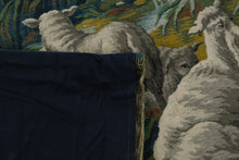 Load image into Gallery viewer, Vintage French Aubusson Style Berger Galant Jacquard Tapestry 76 x 84
