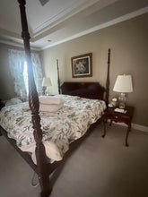 Load image into Gallery viewer, Lexington Cherry Chippendale Poster King Bed – 490 Series
