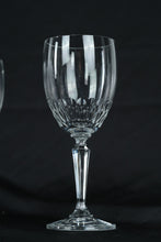 Load image into Gallery viewer, Cut Crystal Wine Glasses with Faceted Stems, AMS1 Pattern by American Stemware, Set of Seven

