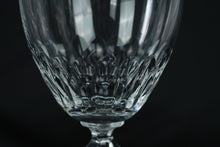 Load image into Gallery viewer, Cut Crystal Wine Glasses with Faceted Stems, AMS1 Pattern by American Stemware, Set of Seven
