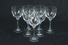 Load image into Gallery viewer, Villeroy Boch Octavie Crystal Wine Glass Set 7 Lead Crystal Germany Stemware

