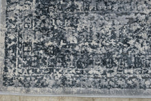 Load image into Gallery viewer, Unique Loom Villa Collection Blue Gray Square Area Rug 7 x 7 Turkey
