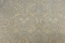 Load image into Gallery viewer, Pakistani Haji Jalili Hand Knotted Wool Rug 8 x 11 Neutral Blue
