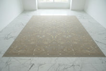 Load image into Gallery viewer, Pakistani Haji Jalili Hand Knotted Wool Rug 8 x 11 Neutral Blue
