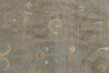 Load image into Gallery viewer, Pakistani Haji Jalili Hand Knotted Wool Rug 8 x 11 Neutral Blue

