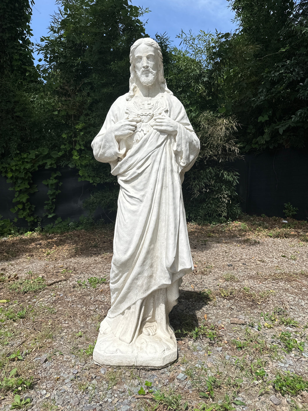 Very Tall Jesus Concrete Statue