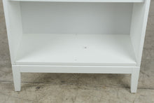 Load image into Gallery viewer, Tall White Open Bookcase with Adjustable Shelves
