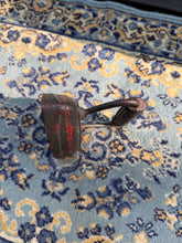 Load image into Gallery viewer, Antique Cast Iron Sad Iron with Handle – Primitive Red Trim Press Iron
