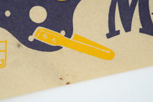 Load image into Gallery viewer, Vintage Minnesota Vikings NFL Felt Pennant 1967 Helmet Logo 30 Inch
