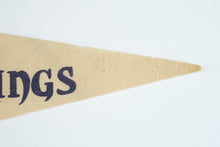 Load image into Gallery viewer, Vintage Minnesota Vikings NFL Felt Pennant 1967 Helmet Logo 30 Inch
