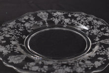 Load image into Gallery viewer, Pair of Vintage Cambridge Rose Point Clear 8&quot; Salad Plates
