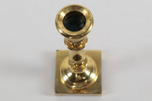 Load image into Gallery viewer, 8&quot; Tall Gold Candle Holder - Sq Base
