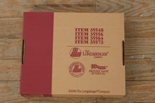 Load image into Gallery viewer, Longaberger Woven Traditions Classic Blue 8x8 Baking Dish – 1998 Stoneware – Original Box
