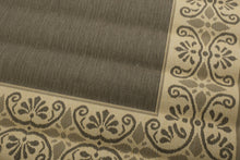 Load image into Gallery viewer, Capel Solaria Border Area Rug – Cocoa &amp; Natural Tones, 9'3" × 12'9"
