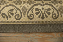 Load image into Gallery viewer, Capel Solaria Border Area Rug – Cocoa &amp; Natural Tones, 9'3" × 12'9"
