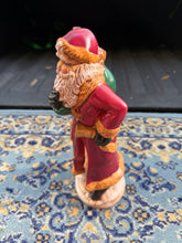 Load image into Gallery viewer, Vintage Hand-Painted Santa Claus Figurine – Old World Father Christmas with Toy Sack

