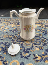 Load image into Gallery viewer, Antique Floral Porcelain Teapot with Lid – Hand-Painted Victorian-Style
