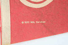 Load image into Gallery viewer, Vintage 1970 Detroit Red Wings NHL Services Felt Pennant Hockey

