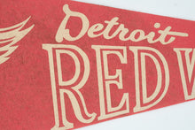 Load image into Gallery viewer, Vintage 1970 Detroit Red Wings NHL Services Felt Pennant Hockey
