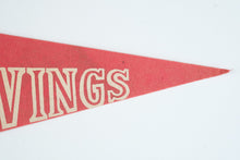 Load image into Gallery viewer, Vintage 1970 Detroit Red Wings NHL Services Felt Pennant Hockey
