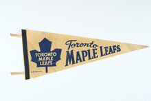 Load image into Gallery viewer, Vintage 1970 Toronto Maple Leafs NHL Services Felt Pennant Hockey
