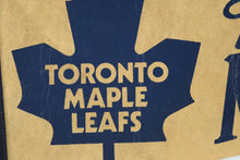 Load image into Gallery viewer, Vintage 1970 Toronto Maple Leafs NHL Services Felt Pennant Hockey
