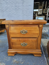 Load image into Gallery viewer, Pair of Rustic Solid Pine Nightstands
