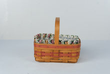 Load image into Gallery viewer, 1994 Longaberger Mothers Day Basket Combo Vintage Floral Liner and Protector
