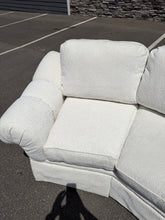 Load image into Gallery viewer, Curved Bouclé Upholstered Sectional Sofa 124 Inch Contemporary Lounge Couch
