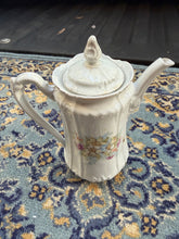 Load image into Gallery viewer, Antique Floral Porcelain Teapot with Lid – Hand-Painted Victorian-Style
