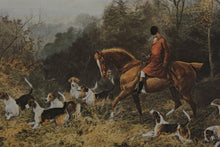 Load image into Gallery viewer, Framed Heywood Hardy Print “A Short Cut to the Meet” – Equestrian Fox Hunting Scene (32&quot; x 25&quot;)

