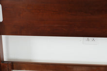 Load image into Gallery viewer, American Drew Queen Rice Carved Poster Bed – Solid Cherry
