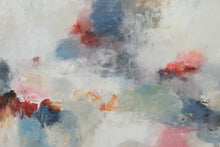 Load image into Gallery viewer, Large Abstract Canvas Wall Art 61 Inch Framed Modern Blue Pink Gray Painting
