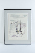 Load image into Gallery viewer, Alfred Birdsey Bermuda Sailboats Harbor Framed Artwork 21 x 27
