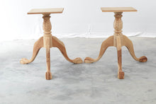 Load image into Gallery viewer, Pair of Acanthus Carved Table Pedestal Bases with Claw Feet
