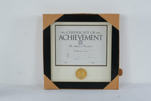 Load image into Gallery viewer, New 12 x 12 Black Certificate Achievement Frame Gold Medal Display
